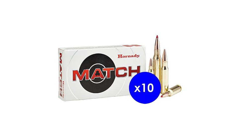 Hornady Match 6.5mm PRC 147 grain Extremely Low Drag Match Brass Cased Centerfire Rifle Ammo