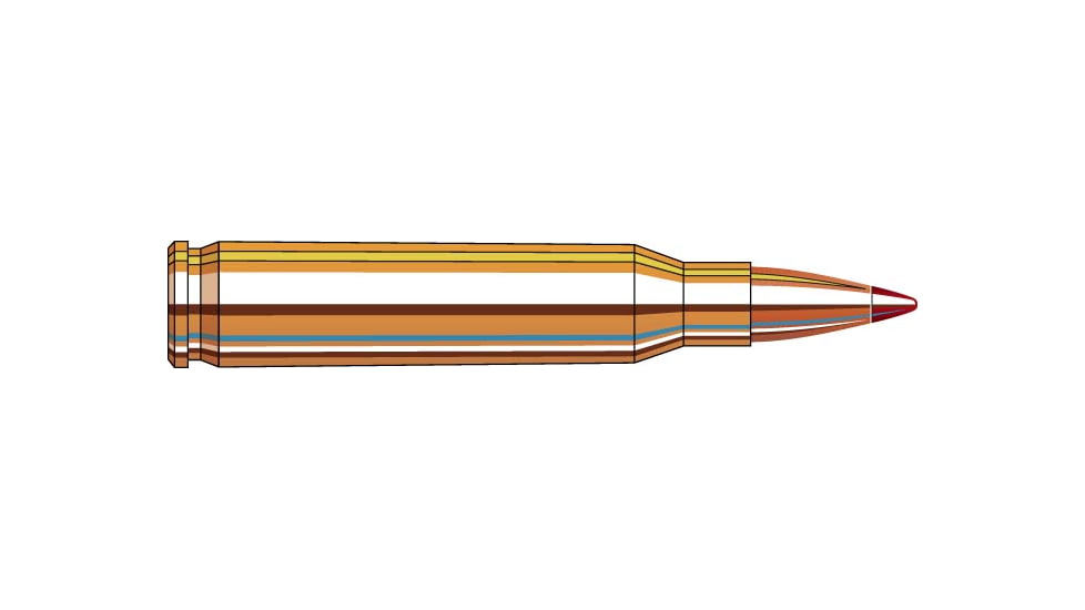 Hornady Match .223 Remington 73 grain Extremely Low Drag Match Brass Cased Centerfire Rifle Ammo, 20 Rounds, 80269