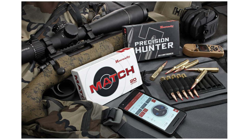 Hornady Precision Hunter .300 PRC 212 grain Extremely Low Drag - eXpanding Brass Cased Centerfire Rifle Ammo, 20 Rounds, 82166