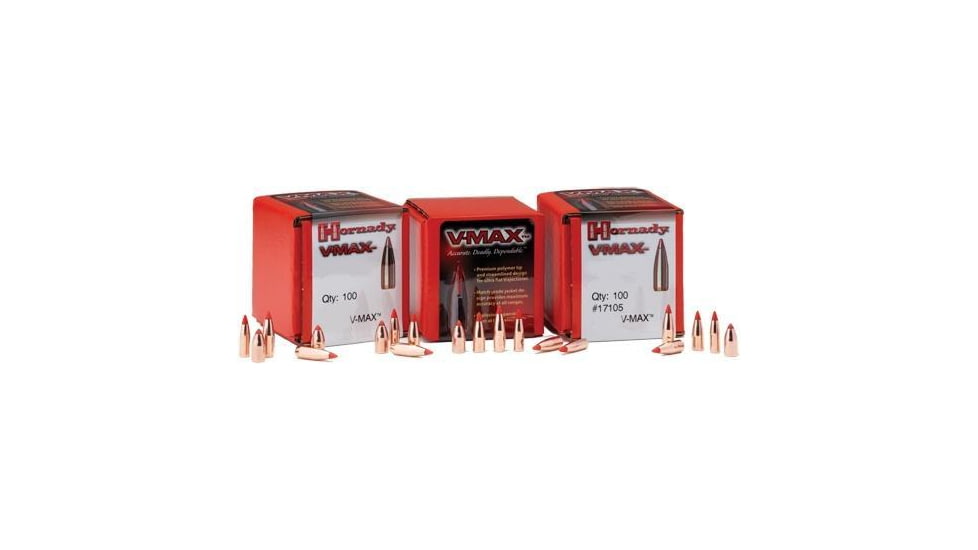 Hornady Mfg Hornady V-MAX Bullets .22 cal .224" 50 gr V-MAX 250/ct, CSHO22616