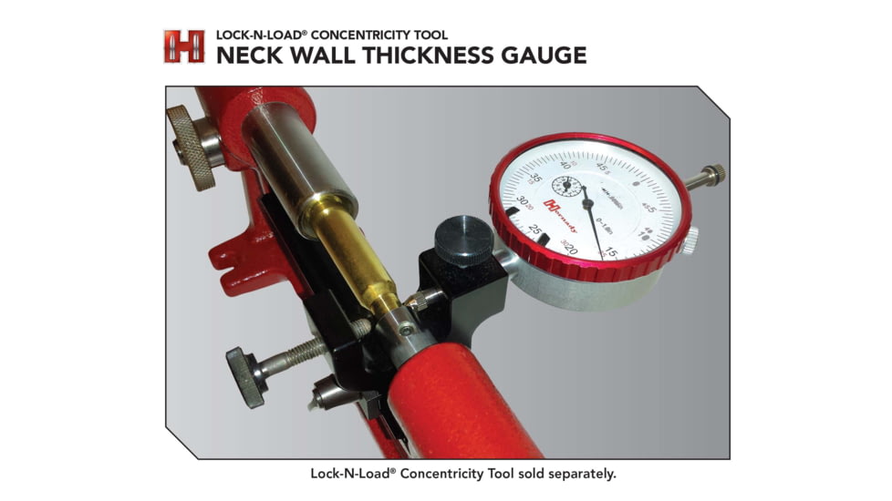 Hornady Neck Wall Thickness Gauge, Red 041223