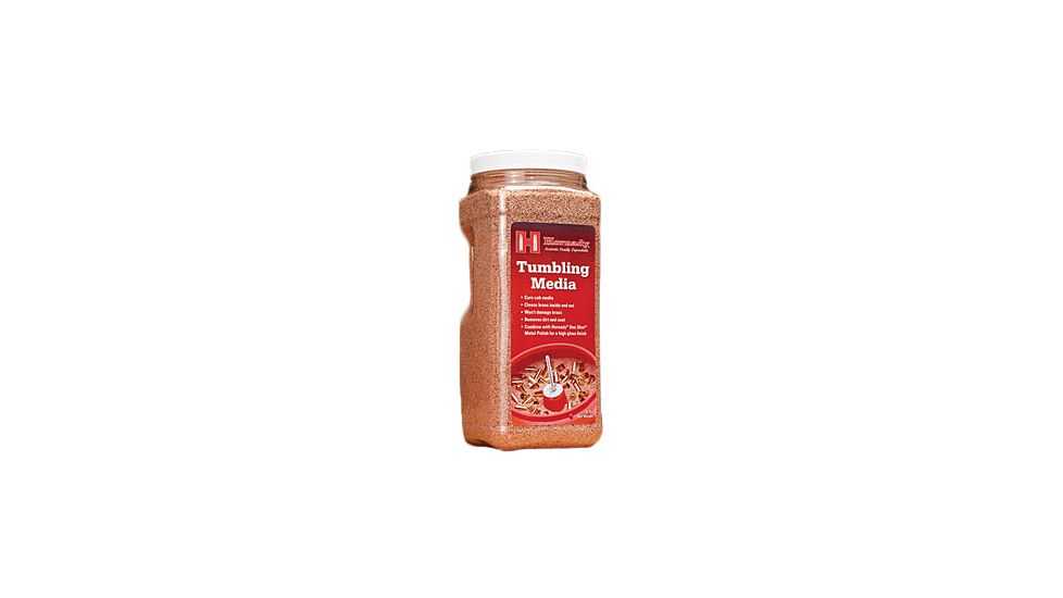 Hornady One Shot Tumbler Media COB, clear/org, medium 050303