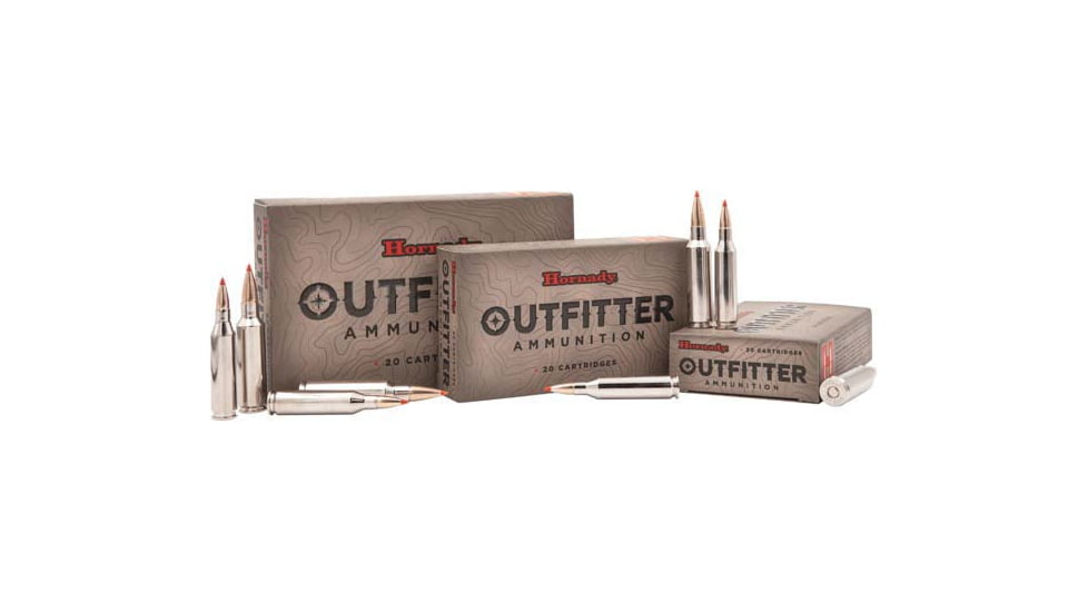 Hornady Outfitter .30-06 180 Grain Copper Solid CX Centerfire Rifle Ammo, 20 Rounds, 811644