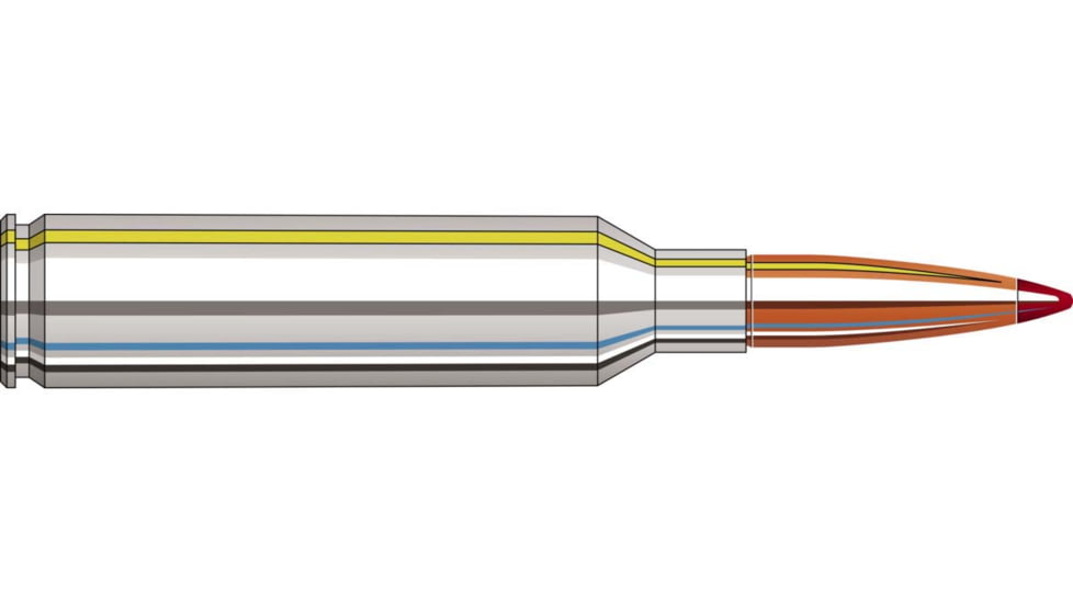 Hornady Outfitter 7MM PRC 160 Grain CX Brass Riffle Ammo, 20 Rounds, 80713