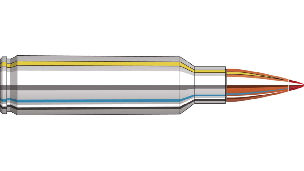 Hornady Outfitter .300 Winchester Short Magnum 180 grain Gilding Metal eXpanding Brass Cased Centerfire Rifle Ammo, 20 Rounds, 82203