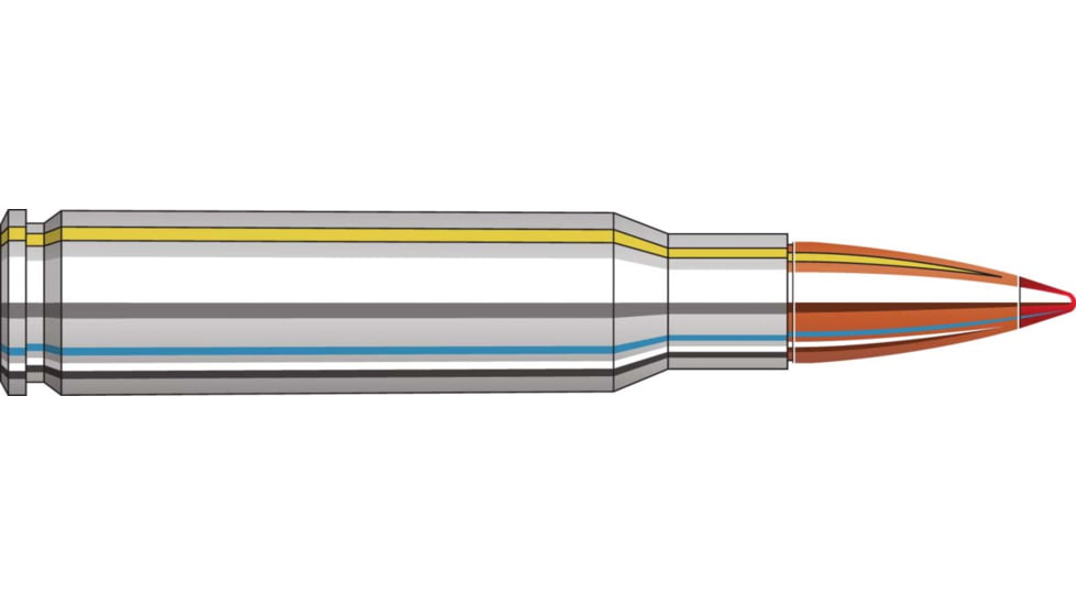 Hornady Outfitter .308 Winchester 165 grain Gilding Metal eXpanding Brass Cased Centerfire Rifle Ammo, 20 Rounds, 80986