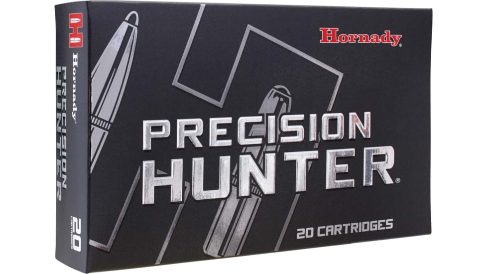 Hornady Precision Hunter .300 PRC 212 grain Extremely Low Drag - eXpanding Brass Cased Centerfire Rifle Ammo, 20 Rounds, 82166
