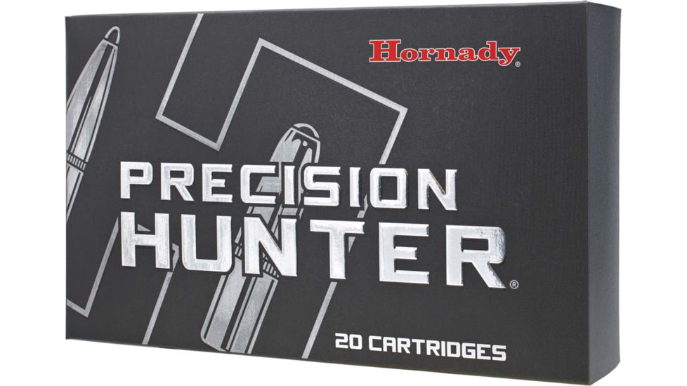 Hornady Precision Hunter .300 Winchester Magnum 178 grain Extremely Low Drag - eXpanding Brass Cased Centerfire Rifle Ammo, 20 Rounds, 82041