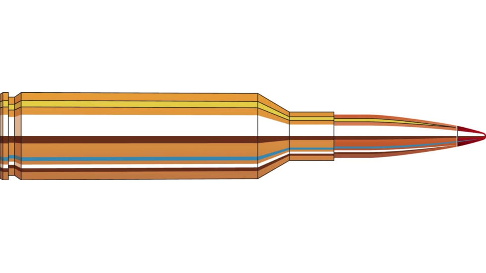 Hornady Precision Hunter 6.5mm PRC 143 grain Extremely Low Drag - eXpanding Brass Cased Centerfire Rifle Ammo, 20 Rounds, 81621