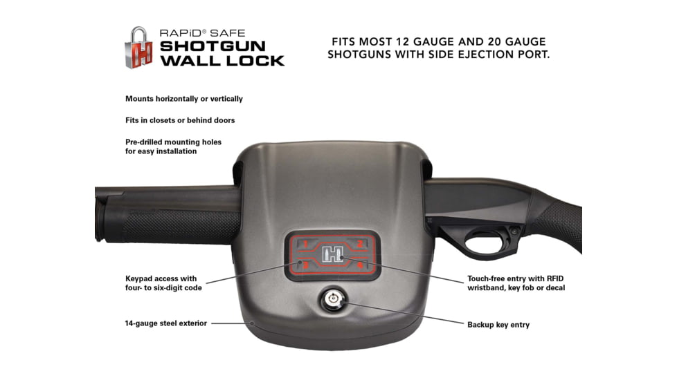 Hornady RAPiD Safe Shotgun Wall Lock, 98180