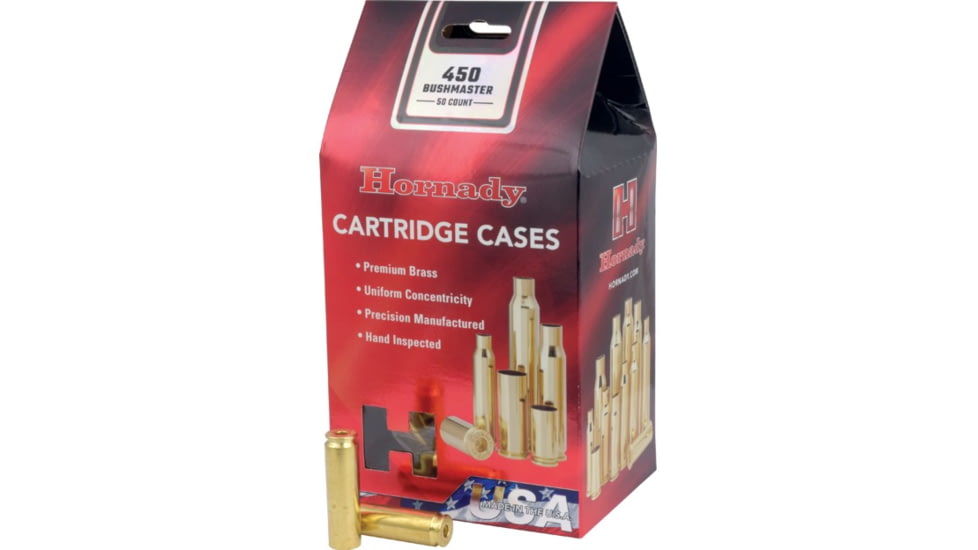 Hornady Rifle Cartridge Cases, 450 Bushmaster Unprimed, 86935