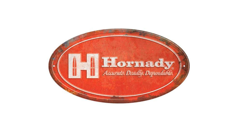 Hornady Rustic Tin Sign, Oval, 99144