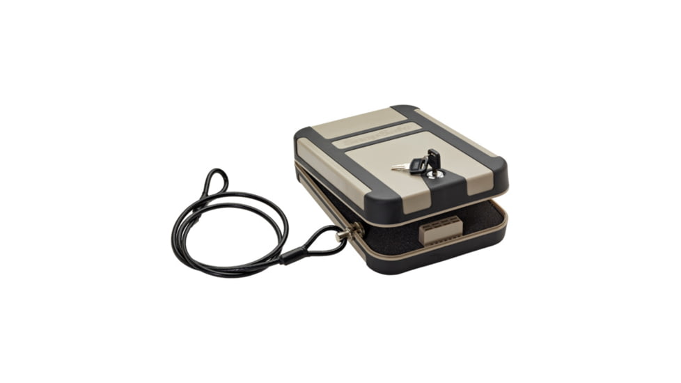 Hornady SnapSafe Treklite Lock Box With Key Lock, Extra Large, FDE, 752122325