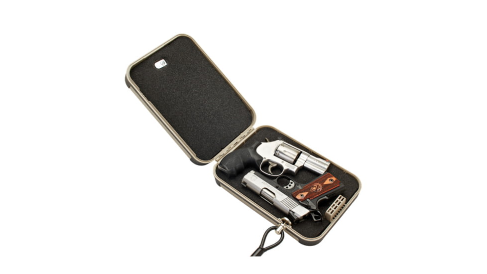 Hornady SnapSafe Treklite Lock Box With Key Lock, Extra Large, FDE, 752122325