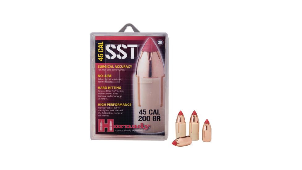 Hornady SST Muzzleloading Bullets .45 Caliber .40 Diameter 200 Grain 67132