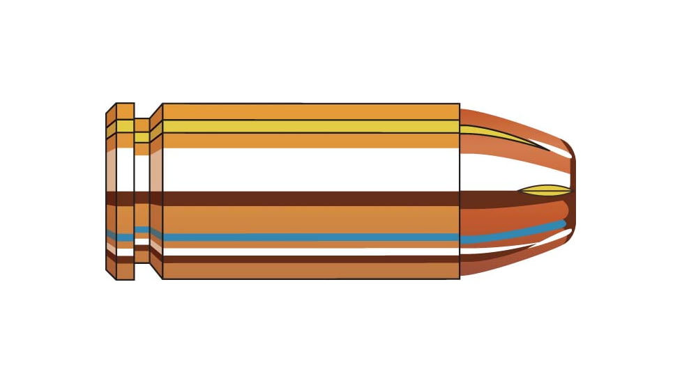 Hornady Subsonic .40 S&amp;W 180 grain eXtreme Terminal Performance Brass Cased Centerfire Pistol Ammo, 20 Rounds, 91369