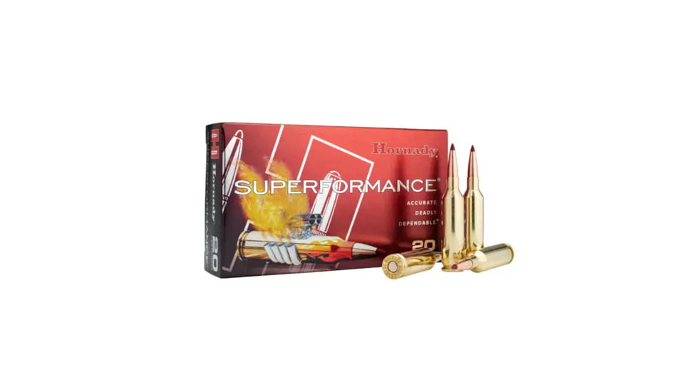 Hornady Superformance .22 Creedmoor 65 Grain CX Brass Cased Rifle Ammo, 20 Rounds, 83413