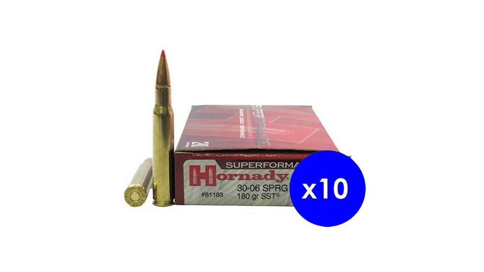 Hornady Superformance .30-06 Springfield 180 grain Super Shock Tip Brass Cased Centerfire Rifle Ammo