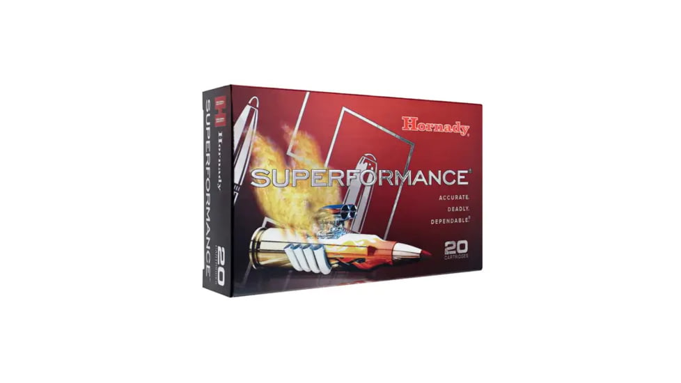 Hornady Superformance 7mm Remington Magnum 154 grain Super Shock Tip Brass Cased Centerfire Rifle Ammo, 200 Round