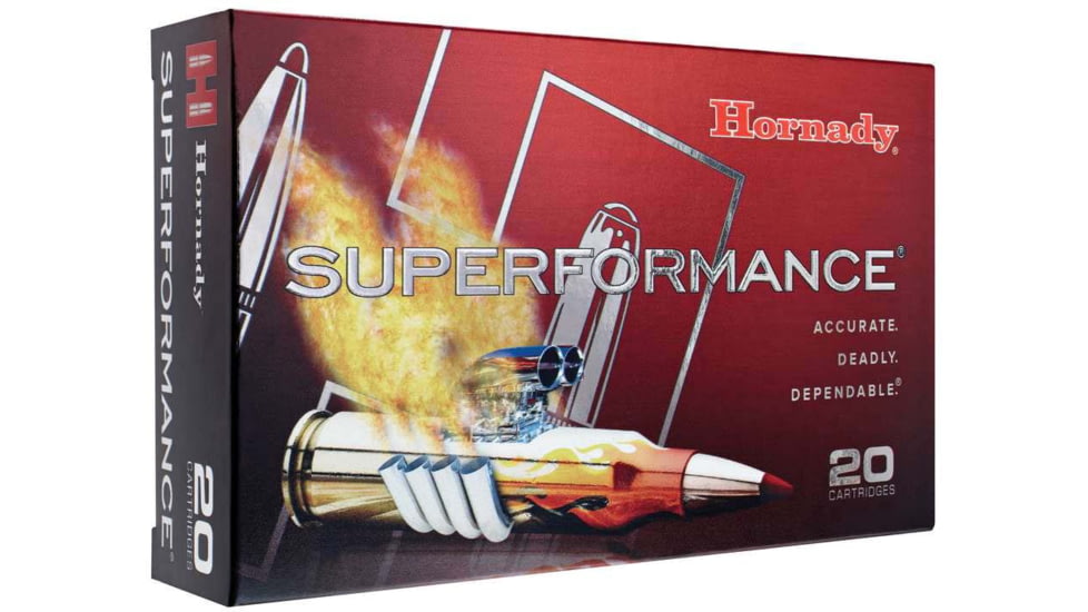 Hornady Superformance .270 Winchester 130 grain Super Shock Tip Brass Cased Centerfire Rifle Ammo, 20 Rounds, 80543