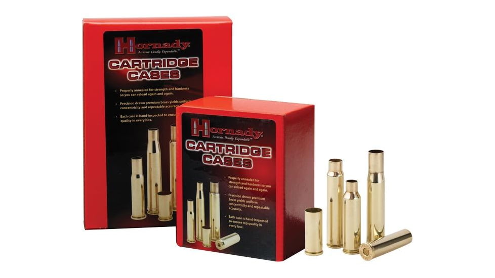 Hornady Unprimed Brass Rifle Cartridge Cases .22-250 Rem 2000/ct, 8610B