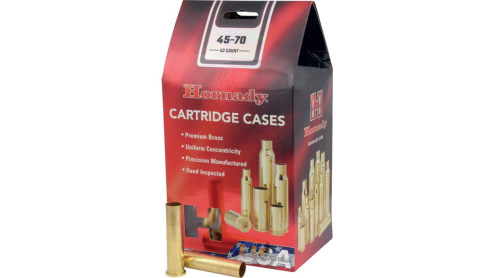 Hornady Unprimed Rifle Cartridge Cases, 45-70 Govt, 8784
