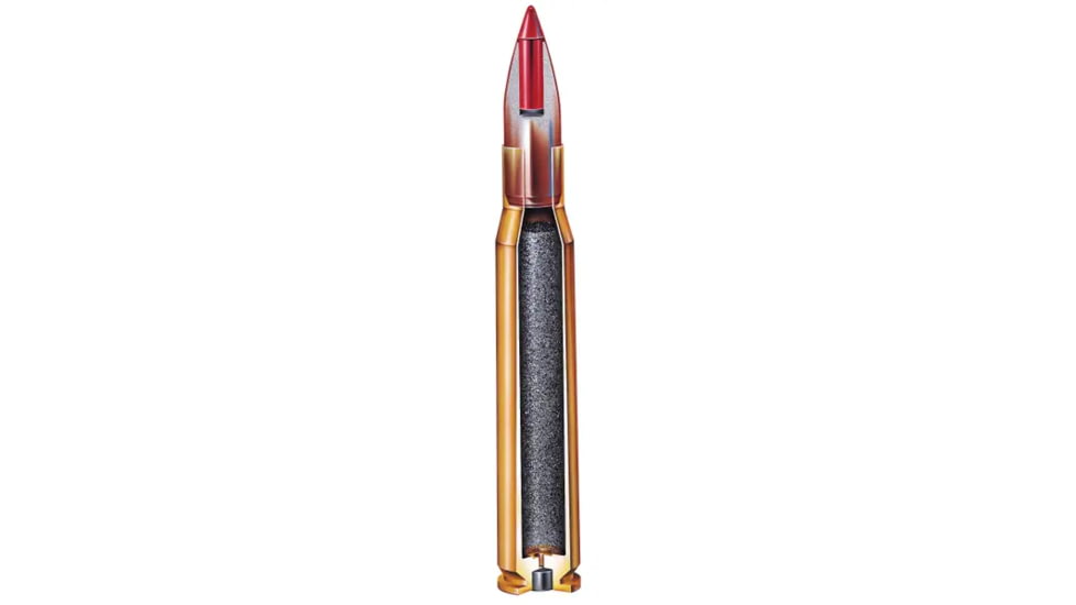 Hornady Superformance 243 75 Grain V-Max Brass Cased Rifle Ammo, 20 Rounds, 80411
