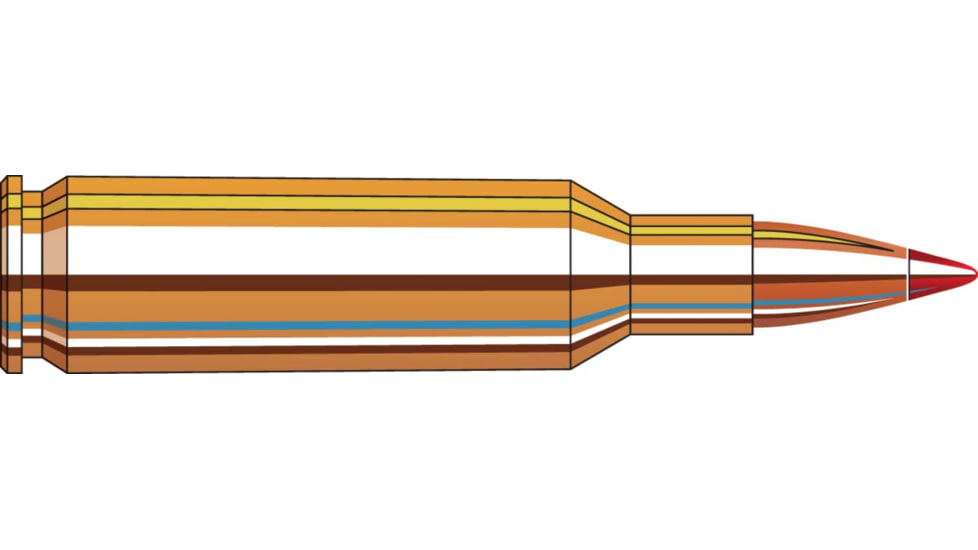 Hornady Varmint Express .224 Valkyrie 60 grain V-MAX Brass Cased Centerfire Rifle Ammo, 20 Rounds, 81531
