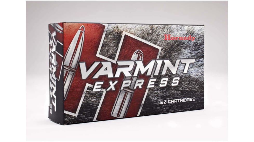 Hornady Varmint Express 6.5mm Creedmoor 95 grain V-MAX Brass Cased Centerfire Rifle Ammo, 20 Rounds, 81481