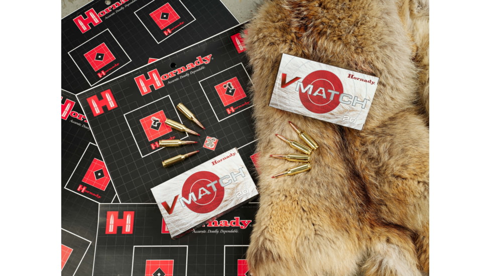 Hornady Vintage Match 6.5 Creedmoor 100 Grain Eld-Vt Brass Cased Rifle Ammo, 20 Rounds, 81504