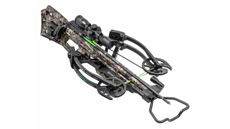 Horton Archery Vortec RDX Crossbow Package w/Pro-View 2 Scope, ACUdraw 50 SLED, Mossy Oak Country, Medium, NH17060-5527