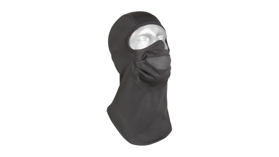 Hot Chillys Micro-Elite Chamois Balaclava w/ Chil-Block Mask, Black, Large/Extra Large, HC6136-101-L/XL