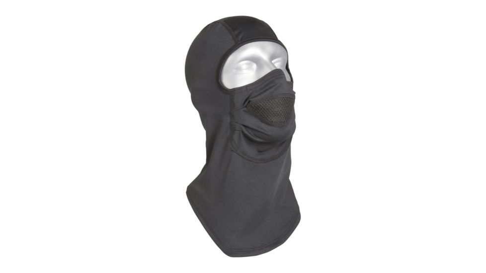 Hot Chillys Micro Elite Chamois Balaclava with Mask, Black, S/M HC6129-Black-S/M