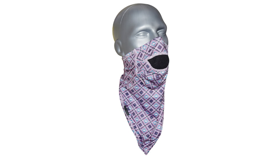 Hot Chillys Micro Elite Chamois Print Bandana with Mask, Winter Wonderland, S/M HC6124P-Winter Wonderland-S/M