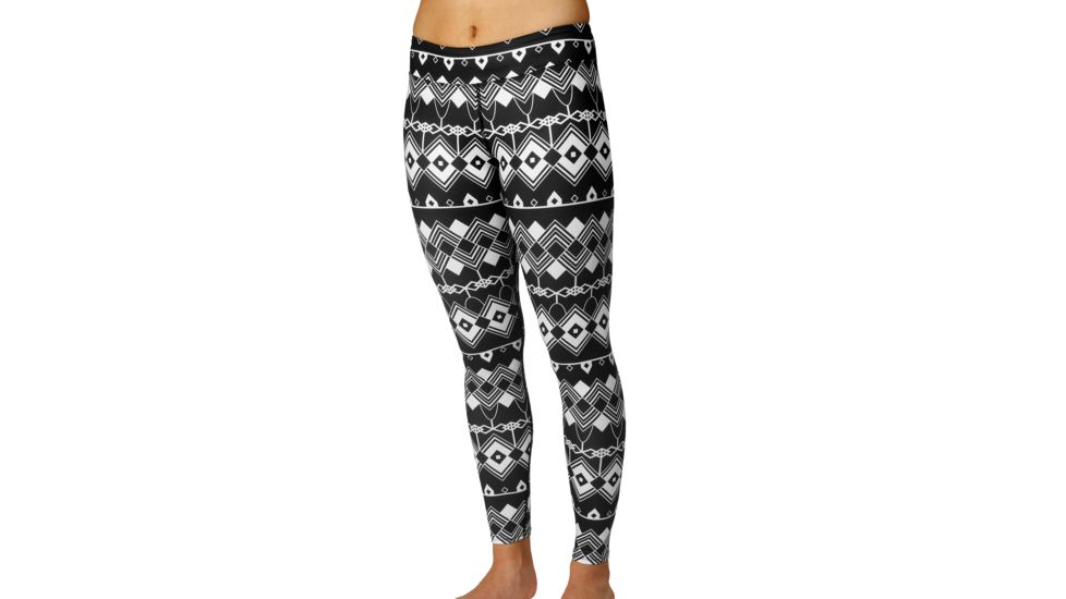 Hot Chillys Micro Elite Chamois Print Tight - Womens, Diamonds, Small, HC9928P-DIAMONDS-S