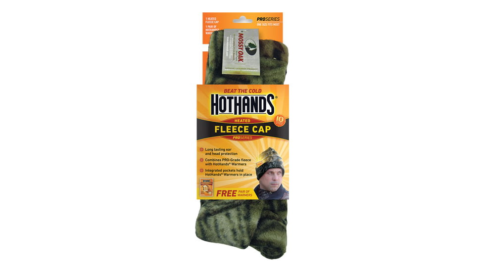 Hot Hands Hothands Heated Knit Cap Mossy Oak Bu W/free Pair Of Warmers