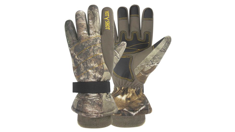 Hot Shot Bison Tricot Glove, Realtree Xtra X-Large 04-322C-XL