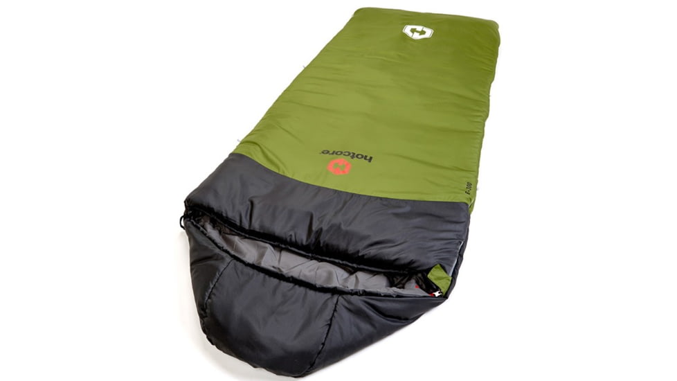 Hotcore R-300 Sleeping Bag, Green, 90in x 34in, R-300