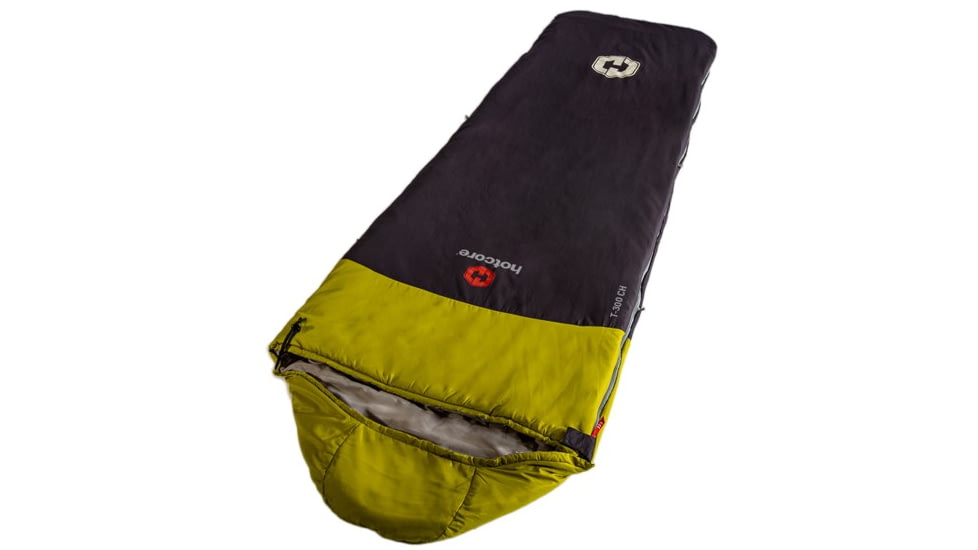 Hotcore T-300 Tapered Sleeping Bag, Charcoal, 90in x 32in x 22in, T-300 CH
