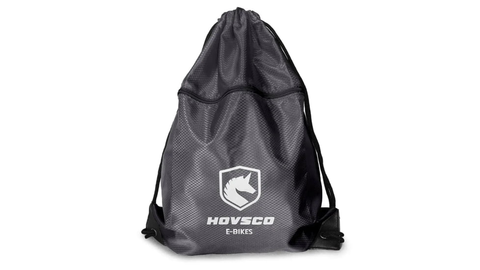 Hovsco Hovsco Drawstring Backpack, Waterproof with Zip Pocket For Cycling, 373-ADY24-W81Q3