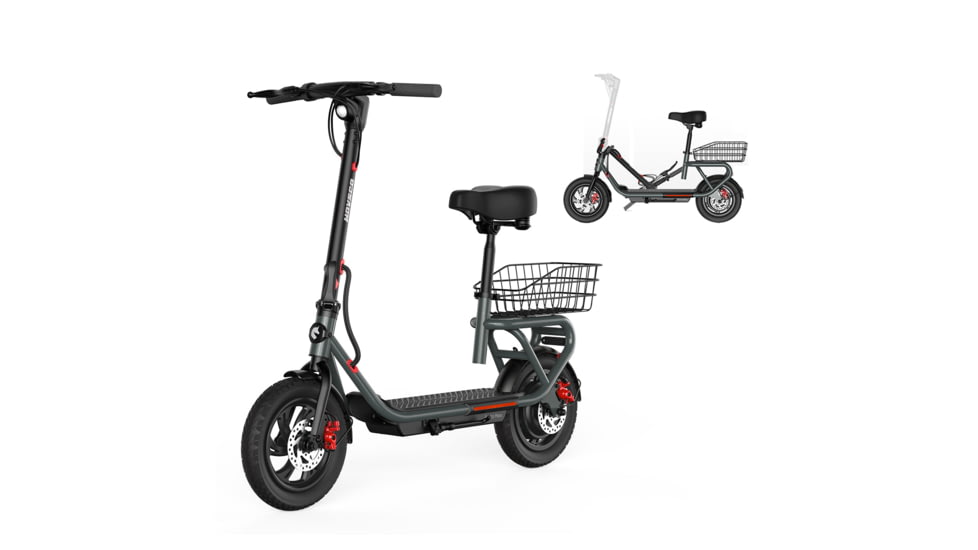 Hovsco Porto Max Electric Scooter For Commute &amp; Grocery Shopping, 374-CAY21-T9021H