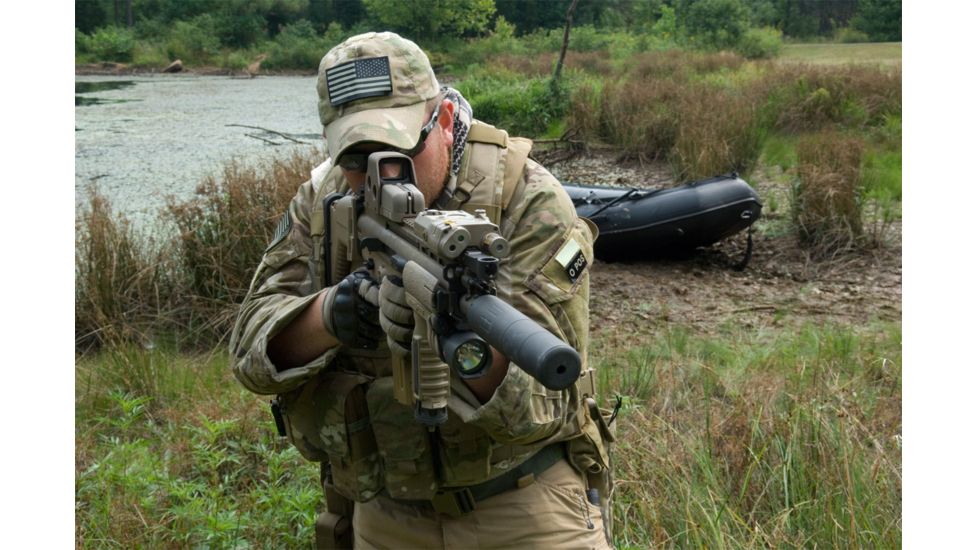 EOTech Red Dot Sight on a Tactical Rifle