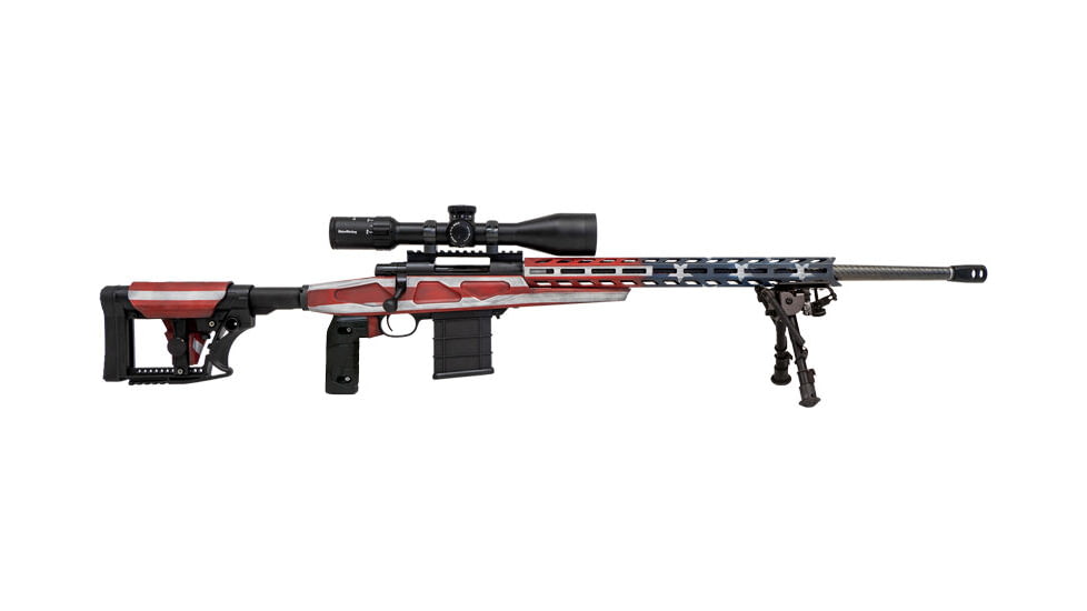Howa USA Flag Chassis Bolt Action Rifle, 308 Win/7.62x51 NATO, 24in Barrel