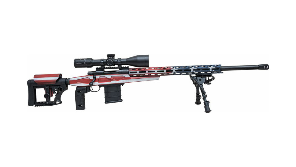 Howa USA Flag Chassis Bolt Action Rifle, 308 Win/7.62x51 NATO, 24in Barrel