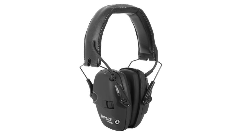 Howard Leight Impact Sport Sound Amplification Electronic Earmuff, Black R-02524