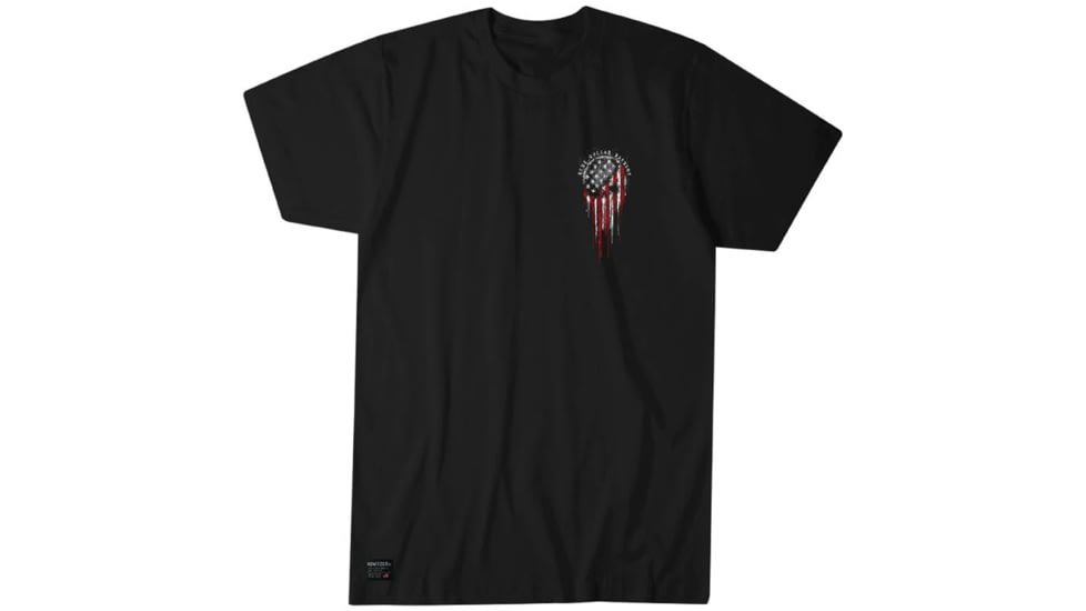 HOWITZER Blue Collar Skull S/S Tee - Mens, Black, 3XL, CV7096-BK-3X