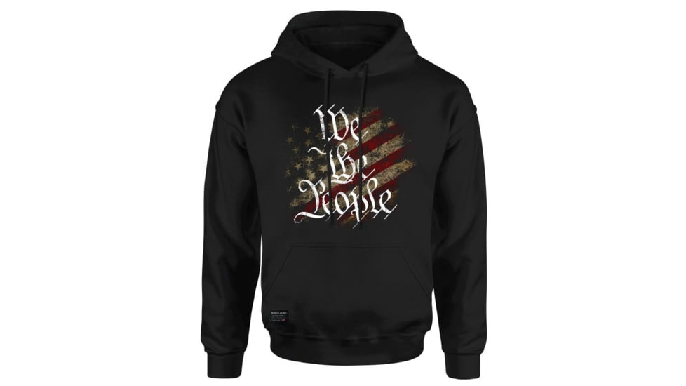 HOWITZER Home Of The Brave Hood - Mens, Black, Extra Large, CV6004-BK-XL