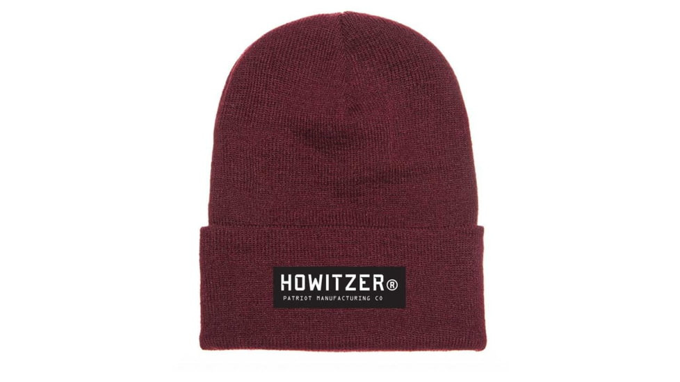 HOWITZER Howitzer Bar Beanie - Mens, Burgundy, One Size, CV4513-BU-OS