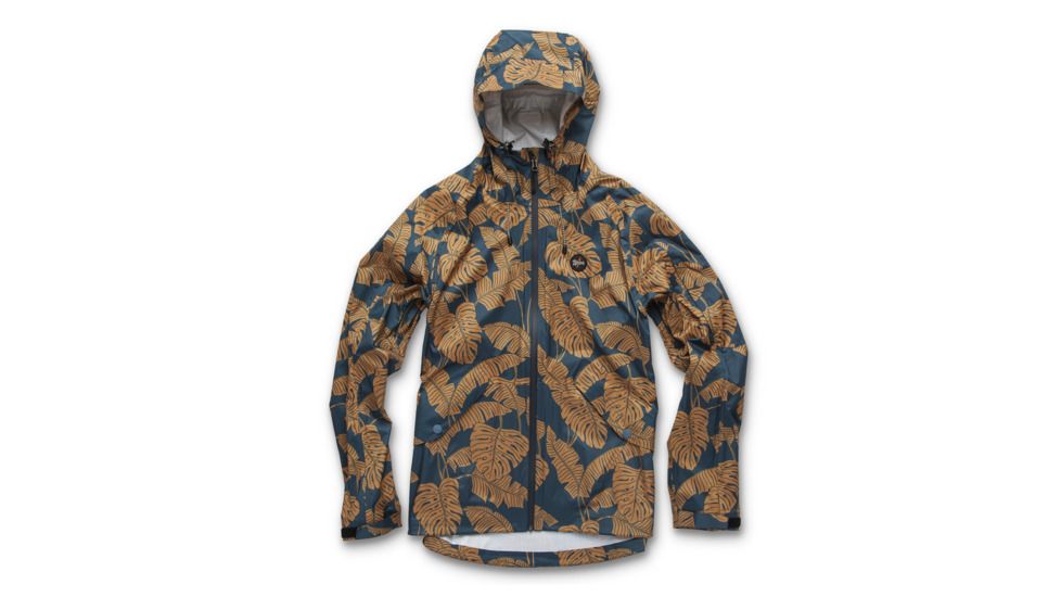 Howler Brothers Aguacero Rainshell Jacket - Mens, Monstera Print, Large, 152519F-MON-L