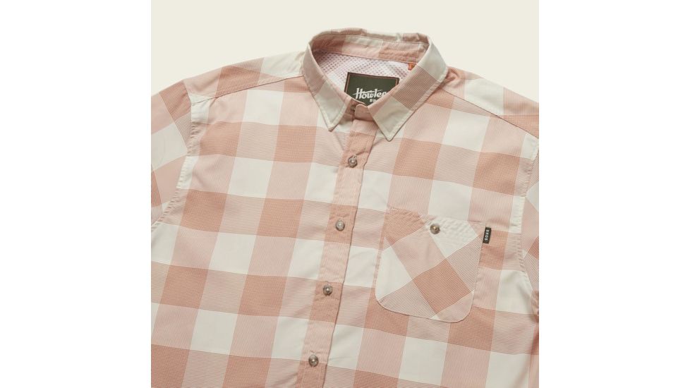 Howler Brothers Airwave Shirt - Mens, Garcia Gingham/Coral Mist, S, 126320S-MGC-S